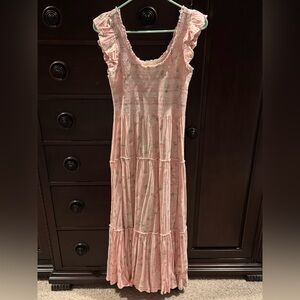 LoveShackFancy Ballet Pink Chessie Dress